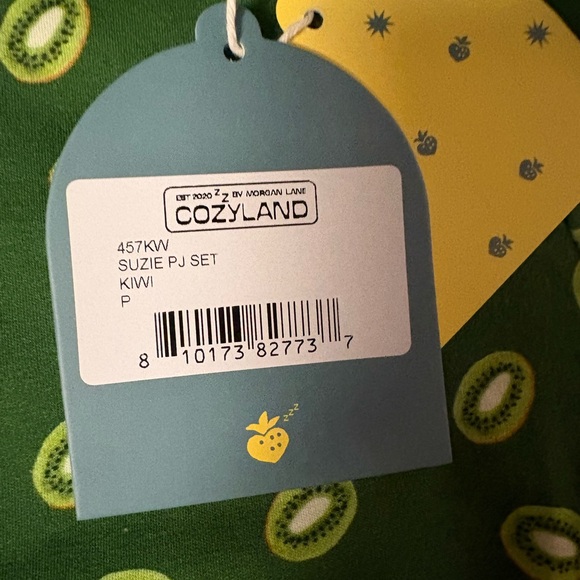 NWT COZYLAND by Morgan Lane Suzie Pajama set size petite /extra small - Picture 7 of 11